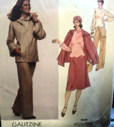 1628 GALITZINE SAILOR ZIP JACKET,BLOUSE,BOTTOMS PATTERN 16